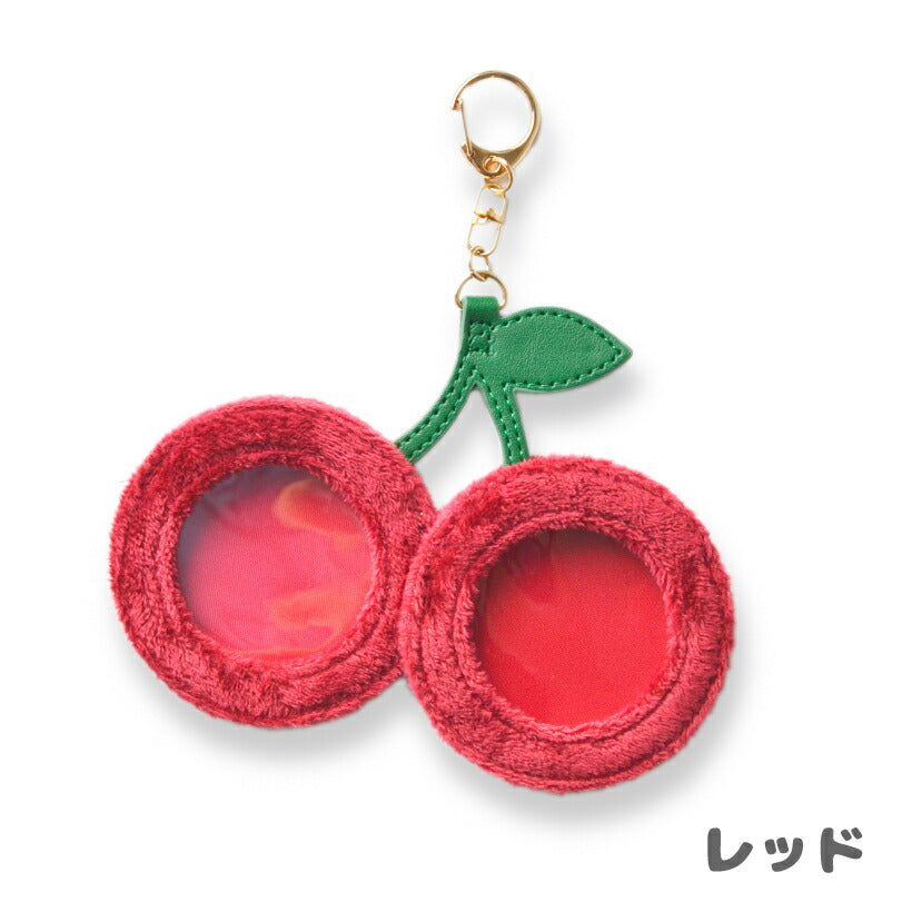 推し活 缶バッジケース【さくらんぼ型 缶バッジ ケース 】