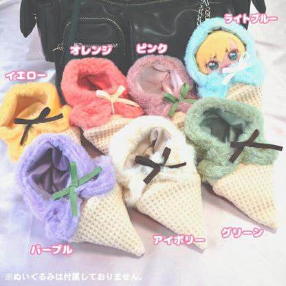 推し活 ぬいポンチョ【 アイスぬいポンチョ キーホルダー付き 】