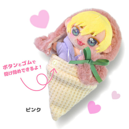 推し活 ぬいポンチョ【 アイスぬいポンチョ キーホルダー付き 】
