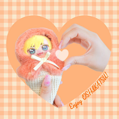 推し活 ぬいポンチョ【 アイスぬいポンチョ キーホルダー付き 】