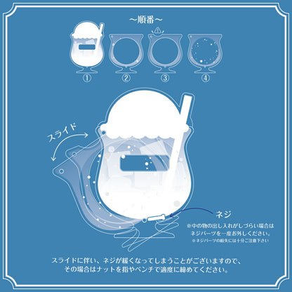 推し色クリームソーダ缶バッジフレーム